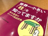 『世界一小さい「柱」を知っていますか　あの業界のビックリ用語辞典』（青春出版社刊）