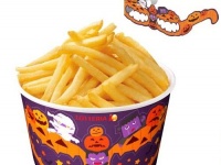 ハロウィンバケツポテトは300円