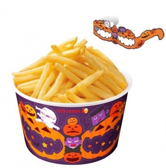 ハロウィンバケツポテトは300円