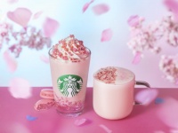 スターバックス「さくら 咲くサク フラペチーノ」「さくら ソイ ラテ」満開の桜をイメージしたビバレッジが限定登場