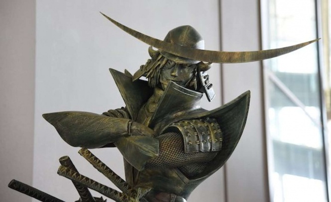 「戦国BASARA」伊達政宗像（画像提供：白石市市民経済部まちづくり推進課）