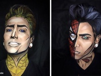 本当にコレが人間!? 人間をメイクで「どう見ても絵にしか見えない」キャラにしてみた