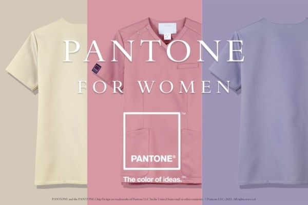 豊富なカラーが魅力の医療用ウェア「PANTONE」シリーズに、女性を美しく彩るアイテムが新登場