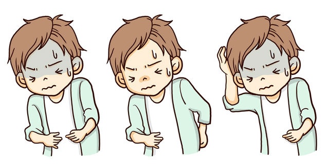 男性のつわりの症状例