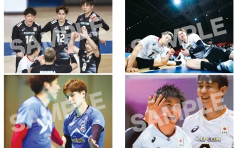 石川祐希選手＆髙橋藍選手　ベストショットの購入者特典　『バレーボール男子パリ五輪応援号　NEXT STAGE』7/17発売！！