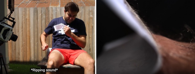 痛ッッ！！ 男性の剛毛をワックス脱毛する瞬間をスローモーションで鑑賞