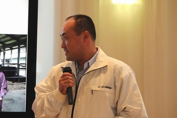 福島牛生産者の門馬昌憲さん