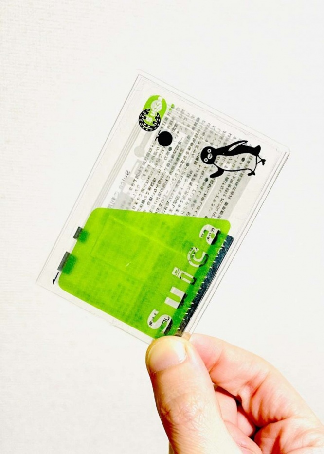 スケルトンSuica(BBコリー(@BitBlt_Korry)さん)
