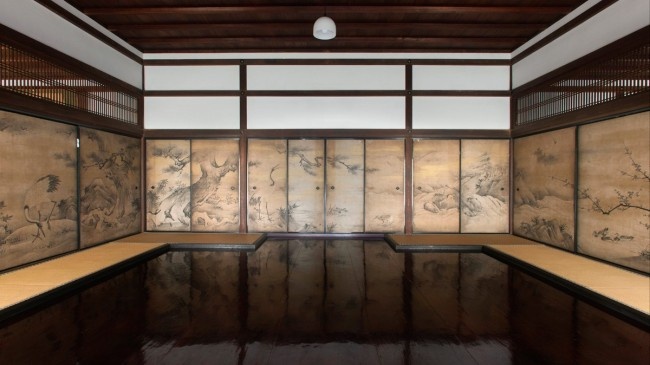 狩野永徳筆『花鳥図』（国宝）