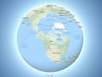 平面だと面積が歪みがちだから...グーグルマップが地図を球面化、ますますリアルに近づいた件