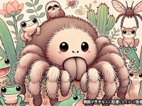 タランチュラはコミュ力が高く様々な動物との交流が明らかに