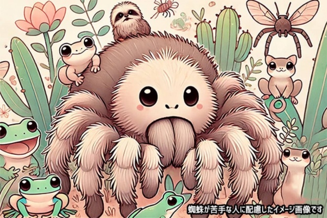 タランチュラはコミュ力が高く様々な動物との交流が明らかに