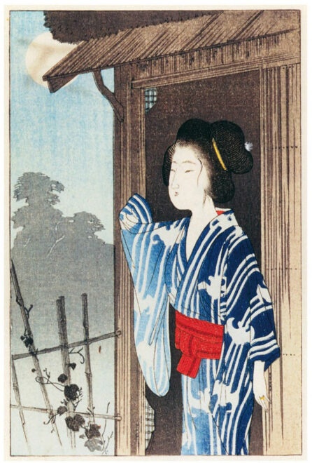 泉鏡花「絵本 辰巳巷談」 画：小村雪岱（イメージ）.600pdiパブリックドメインよりjpg