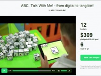 『ABC, Talk with Me』のKickstarterページより。