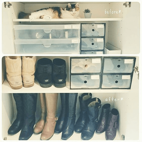 【DIY女子】ただの靴箱がこんなステキに!?　女子力が高い人は細かいところまでかわいくDIY♡#3
