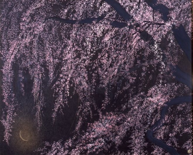 夜桜 千住博