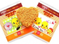 ハート形チキンラーメン