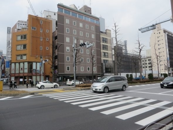 ありし日の再開発地区（2016年2月撮影）