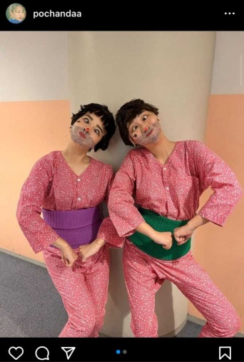 Instagram：たけうちほのか(@pochandaa)より