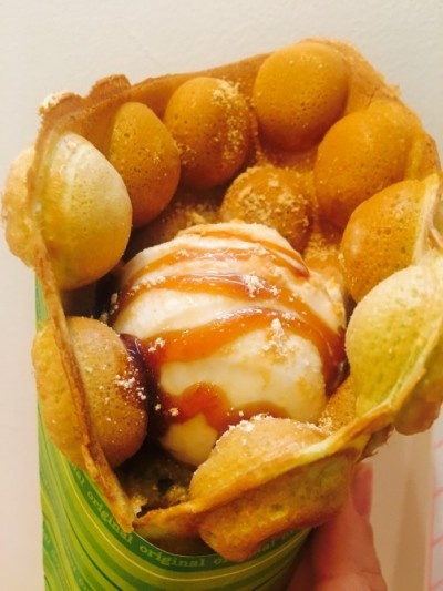 たこ焼き……ではありません！　NYで大流行中の“エッグワッフル”って知ってる？