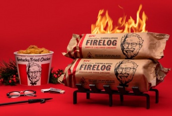 ああ幻想のフライドチキン。KFCが燃やすとフライドチキンの香りが広がる薪を今年も販売（アメリカ）