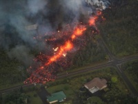 激しい噴火を繰り返す、ハワイ島キラウエア火山。なぜハワイの人々は溶岩の前に植物を置くのか？