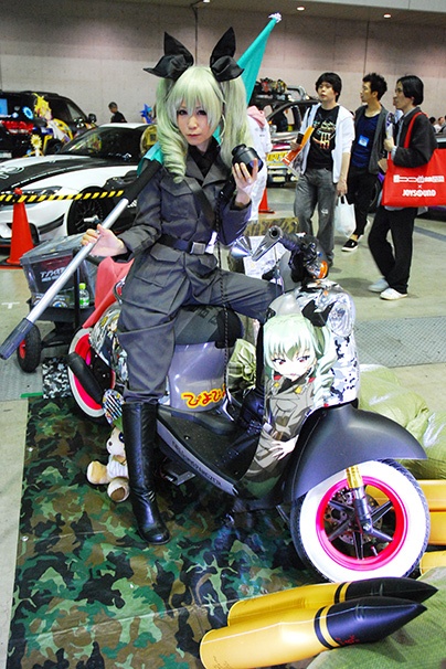 ニコニコ超会議2015コスプレイヤー写真 あゃらんさん「ガールズ&パンツァー」アンチョビ