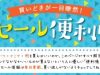 「買いどきが一目瞭然でわかる最強ショッピングガイド」とのこと