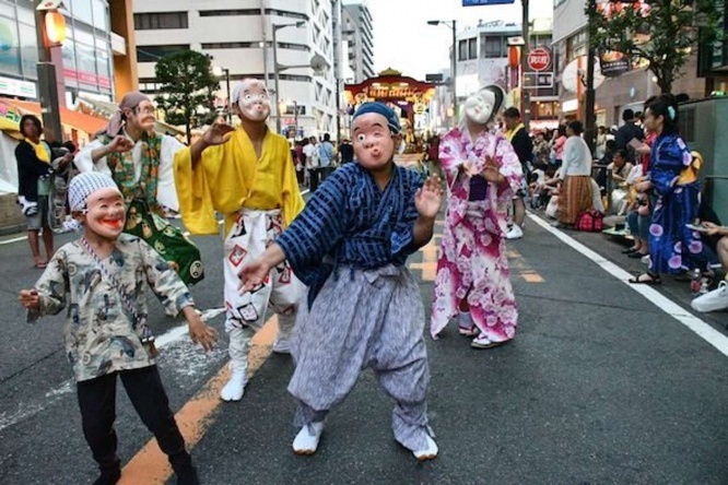 「ばか面おどり」（画像提供：船橋市観光協会）