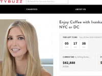 「イヴァンカ・トランプとコーヒーを楽しむ権利」がオークションに出品、その落札予想額にびっくり！