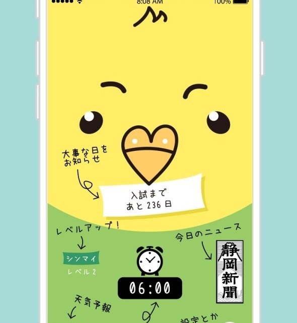 インコ式静岡新聞（静岡新聞ウェブサイトより）