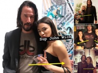 キアヌ・リーブスに新たなる法則が！？女性と一緒に写真を撮るときにあえて手を浮かせていたことが判明