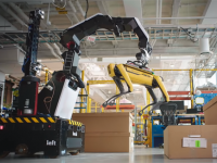 ボストンダイナミクスの新キャラ登場！吸盤付きの腕を巧みに使うロボット「ストレッチ(Stretch)」はタコ系なのか？