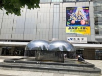 広島駅南口噴水広場。「つまきち」さん（tsumakichan
