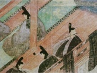 源氏物語絵巻の一場面（Wikimedia Commonsより）