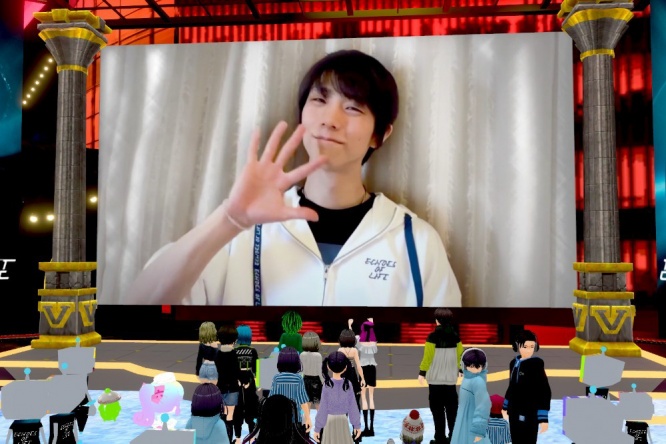 羽生結弦さんがアバターで降臨!? 『Echoes of Life』×メタバース六本木 オープンから3日間で「来場者数13万人突破」