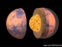 火星の核は「完全な液体」である可能性。生命の存在が維持できなかった理由と関連性