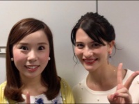 ※イメージ画像：「テレビ金沢Twitter（＠tv_kanazawa）」より／左：馬場ももこアナ／右：ハードキャッスルエリザベスアナ