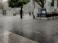 ゲリラ豪雨の中を帰宅していたら...（画像はイメージ）