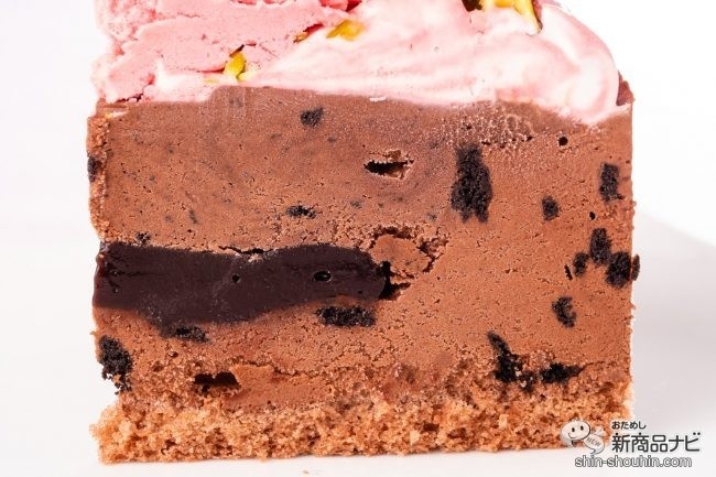アイスケーキの断面