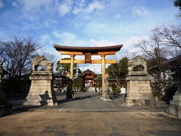 饒津神社（Taisyoさん撮影、Wikimedia Commonsより）