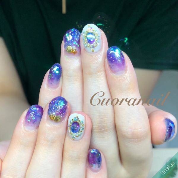 Cuoranail (帯広)が投稿したネイルデザイン [photoid:I0072871] via Itnail Design (622596)