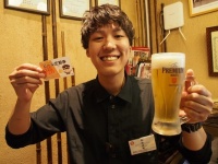 ビール定期券イメージ写真（画像提供：株式会社入船）