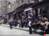 1911年のニューヨーク市内の映像がAI技術でカラー化。よりリアルな日常の臨場感