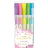 ゼブラ 蛍光ペン キラリッチ 5色 WKS18-5C