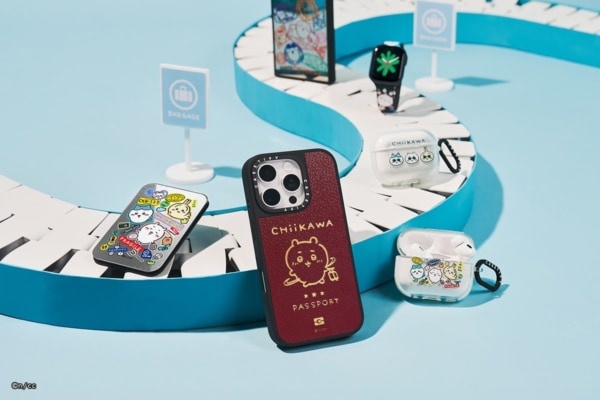 「ちいかわ x CASETiFY」旅行がテーマのコレクションが登場。ポップアップも開催