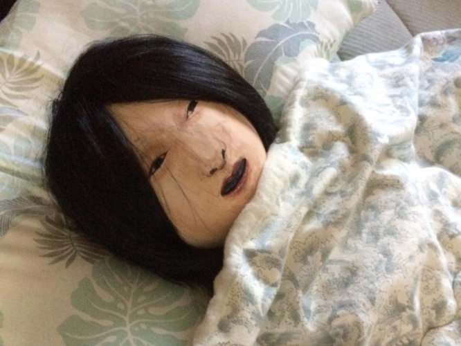 夜中に見たら...（画像は柚抹茶＠yuzushio726さん提供、編集部で一部トリミング）