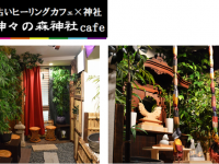 占いヒーリングカフェ　神々の森神社カフェのプレスリリース画像