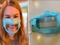 マスクをすると手話が成り立たないから。聴覚障碍者用のマスクを21歳女子大生が開発し無料で発送（アメリカ）