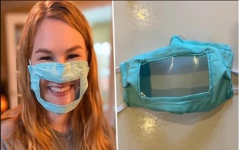 マスクをすると手話が成り立たないから。聴覚障碍者用のマスクを21歳女子大生が開発し無料で発送（アメリカ）